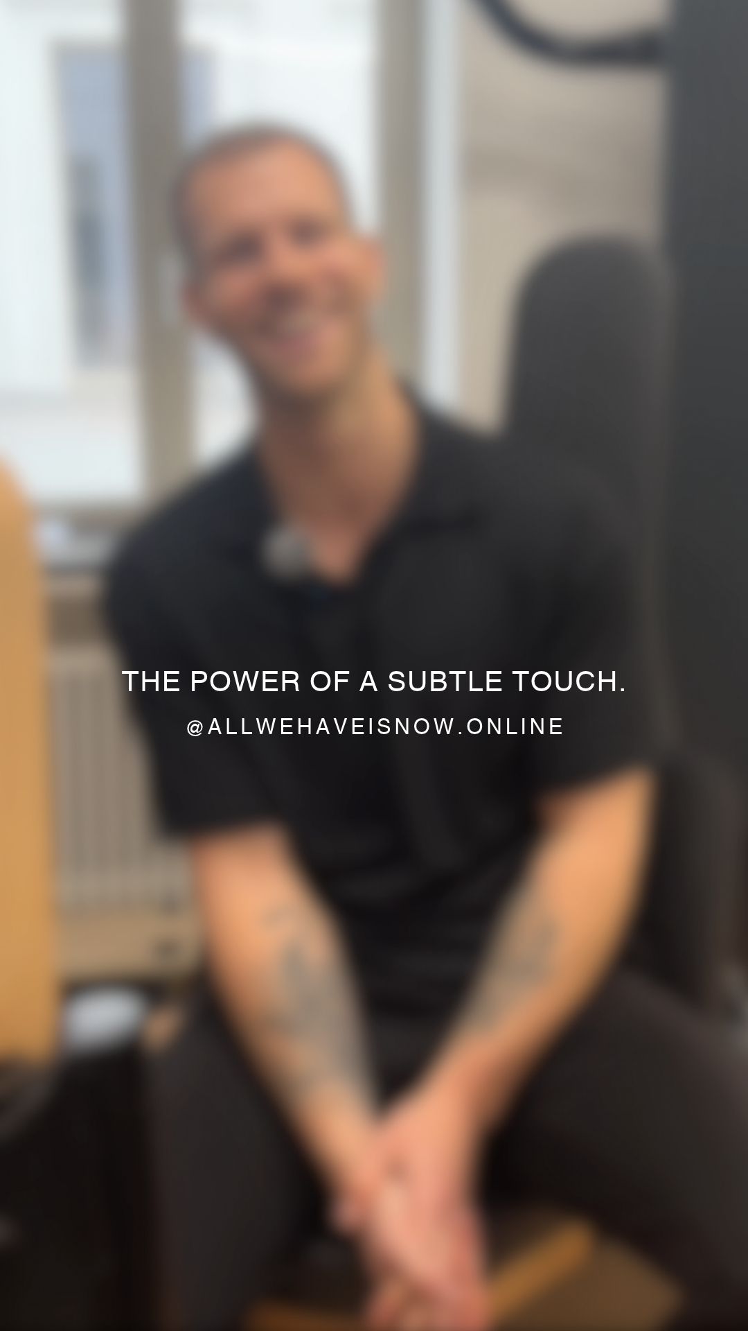 Quantum Healing — the power of a subtle touch. Marc, occupational therapist, coach and model